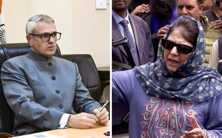 Omar, Mufti spar over ‘weaponising’ water, patriotism, pro-Pakistan tilt