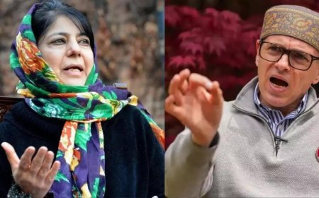 Mehbooba, Omar talk peace from warzone