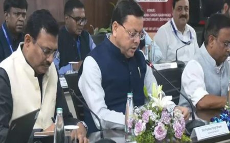 Uttarakhand CM Dhami, Finance Commission discuss state's share of grants