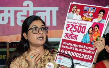 ‘Committed to empowerment’: Congress promises Rs 2,500 monthly aid to ‘eligible’ women in Bihar if Mahagathbandhan comes to power