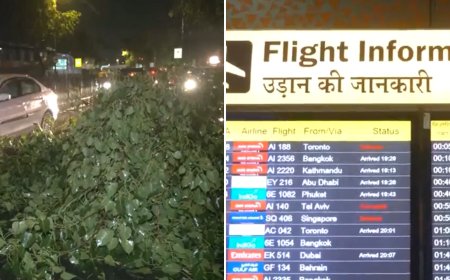 Delhi rain: Thunderstorm brings national capital to halt, flights delayed, traffic hit