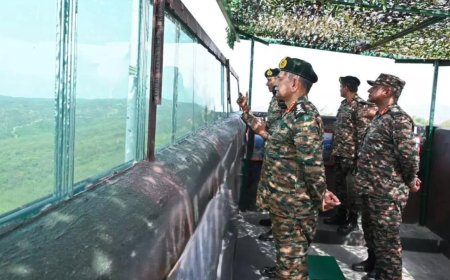 CoAS visits J&K’s Sunderbani, reviews op readiness in region