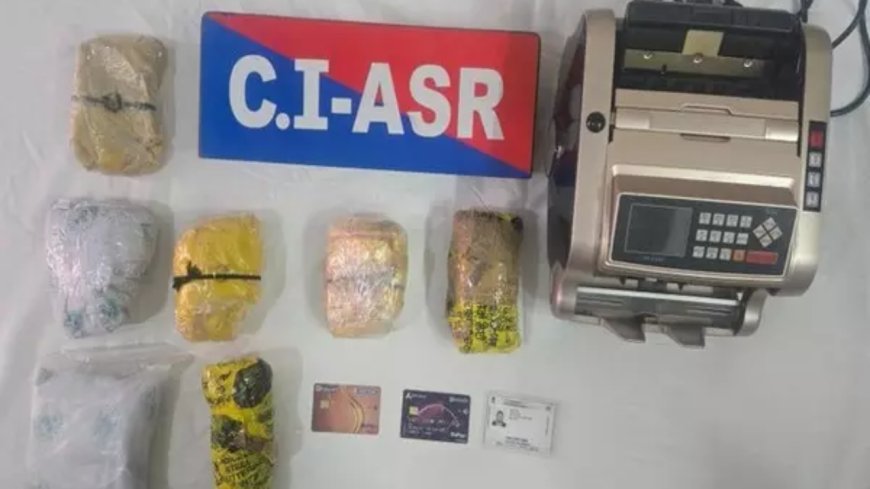Pakistan-linked drug smuggling network busted in Punjab, 5 kg heroin seized