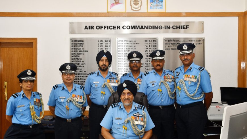 Air Marshal Tejinder Singh takes charge of IAF Training Command