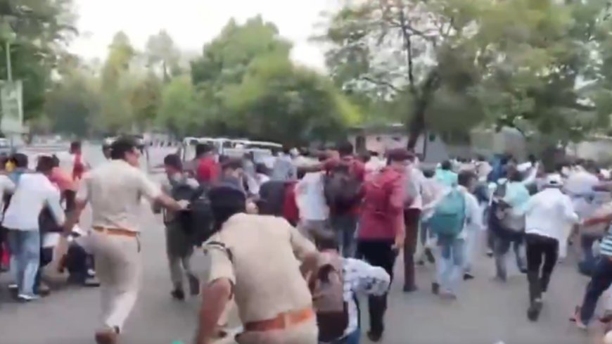Watch: BPSC aspirants lathi-charged outside Bihar CM Nitish Kumar's home in Patna