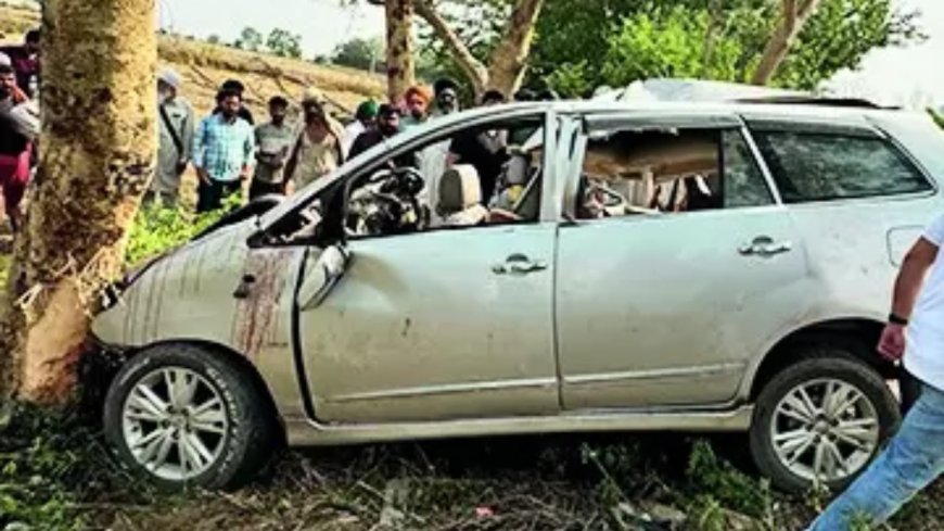 Five school children among 6 killed in Patiala accident