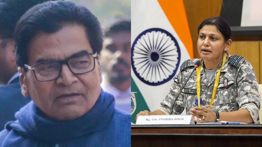 Ram Gopal Yadav sparks row with 'caste' remark on Wing Commander Vyomika Singh