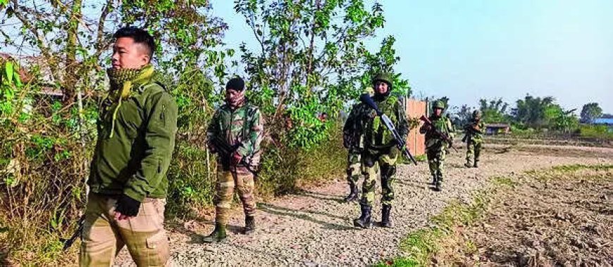 Forces gun down 10 militants in op at Myanmar border