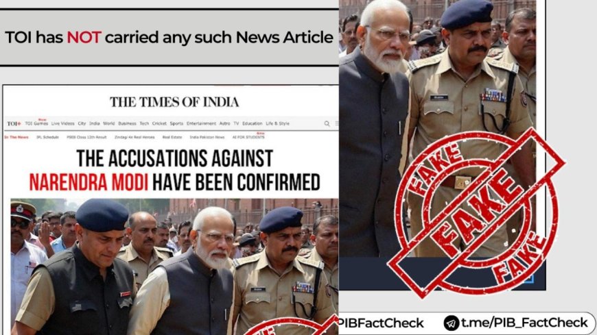 'No such article has ever been carried out': Govt fact checks fake post with TOI logo