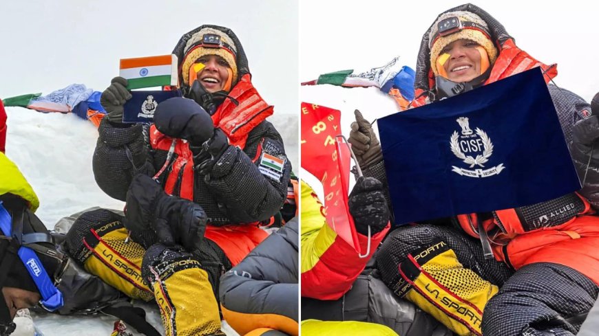 CISF sub-inspector Geeta Samota becomes first from force to scale Mt Everest