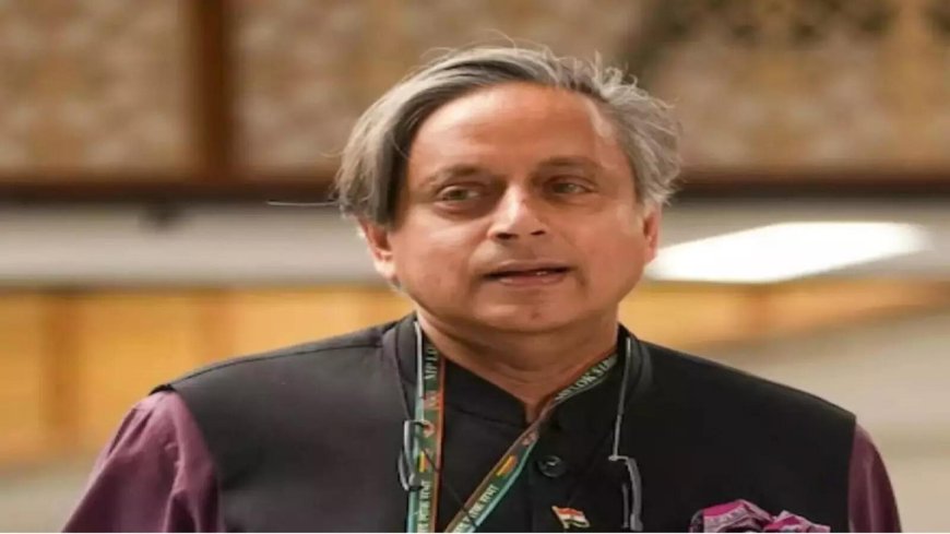In 'message' to Congress, Shashi Tharoor calls for bipartisanship