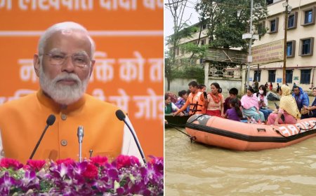 PM Modi takes stock of flood situation in Northeast, assures help to Assam, Sikkim and Manipur