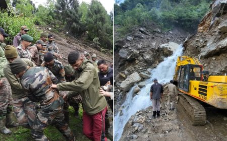 In the line of duty: Army leads tireless search, rescue operations after landslides in North Sikkim