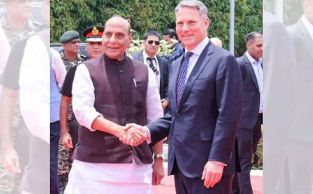 Will hit back on our terms: Rajnath conveys India’s resolve against Pak terrorism to Australia