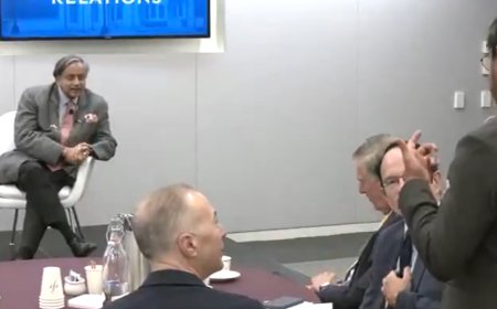 'That shouldn't be allowed': Shashi Tharoor answers son's question on Operation Sindoor at US press briefing