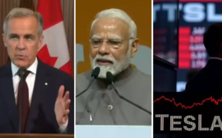Morning news wrap: Canada PM says G7 summit invite to PM Modi 'made sense,'; Tesla stock crash wipes out $380bn in 2025 & more