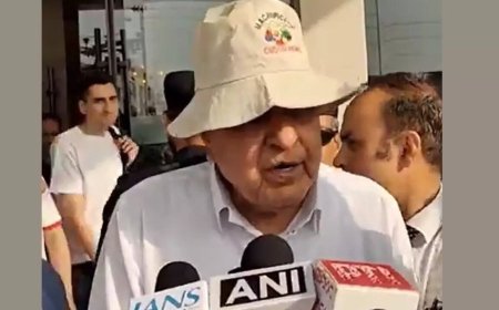 'Had a good darshan': Farooq Abdullah visits Maa Vaishno Devi shrine; calls Vande Bharat train 'biggest gift' to J&K