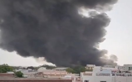Watch: Plane crashes near Ahmedabad airport; smoke billows from crash site