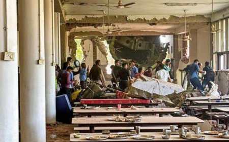 Gujarat plane crash: At least 4 dead on campus, delay in take-off averted a bigger tragedy