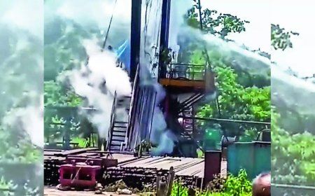 Assam: 70 families shifted after blast, gas leak at ONGC rig