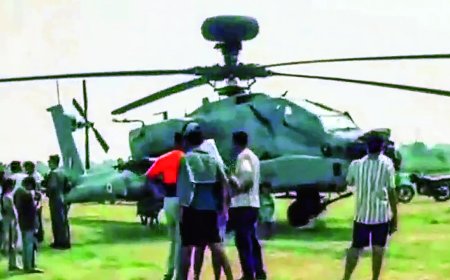 IAF helicopter makes emergency landing