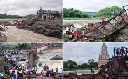 Pune bridge collapse: 125 tourists were standing on structure when it fell - Top developments