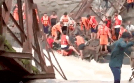 Pune bridge collapse: Dramatic video shows crumbled structure as river rages below; search and rescue under way