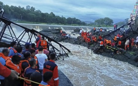 Maharashtra bridge collapse: 4 dead, 51 injured after 'unfit' bridge falls near Pune