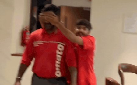 Watch: Zomato delivery man gets surprise birthday party from customers; internet applauds