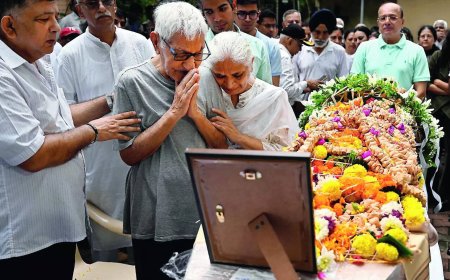 Family, friends bid farewell to Captain Sabharwal