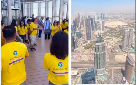 From Gujarat to Dubai: Indian tourists dance to the beats of Garba atop Burj Khalifa; viral video divides netizens
