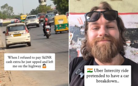 'All rides cancelled on me': Uber driver demands extra cash from Swedish tourist; leaves him on highway