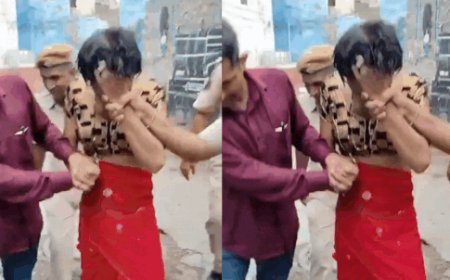 Watch: Man in Jodhpur hides from police by dressing up as woman; arrested