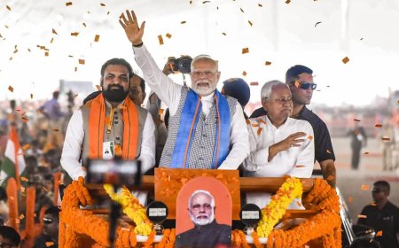 Bihar elections: PM Modi slams RJD-Congress for ‘Jungle Raj’ in Siwan rally; unveils key projects, flags off Vande Bharat Express
