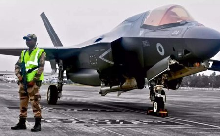 British Royal Navy’s F-35B Fighter jet grounded in Kerala after hydraulic failure; may be flown back in transport aircraft: Defence officials