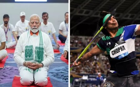 Morning news wrap: On International Yoga Day, PM Modi stresses peace through Yoga; Neeraj Chopra wins first Diamond League in two years with 88.16m throw & more
