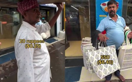 Tourist's bargaining skills go viral: Brings down tote bag price from Rs 550 to Rs 50; netizens divided over ethics