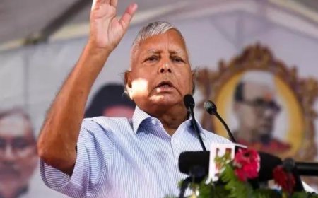 Bihar polls: Lalu files nomination for 13th term as RJD chief; 'messiah of poor returns', says Tejashwi Yadav