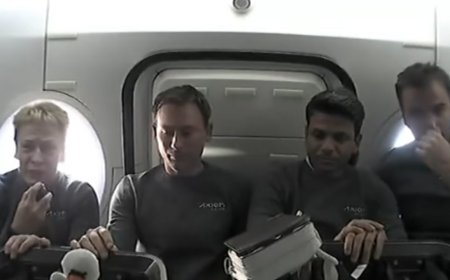 'Namaskar from space': Astronaut Shubhanshu Shukla sends new message; enroute to ISS on Axiom-4 - Watch