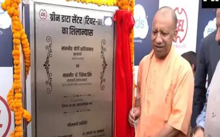 Uttar Pradesh CM Yogi Adityanath lays foundation stone of data centre in Ghaziabad