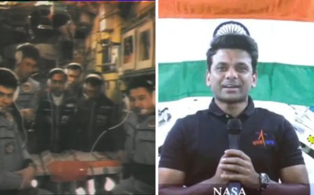 Nostalgia hits hard: 41 years after Rakesh Sharma's 'saare jahan se acha', Shubhanshu Shukla calls India 'majestic' from space