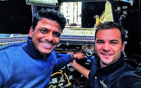 Shux 1st Indian to hold experiment on ISS, kicks off with muscle loss study