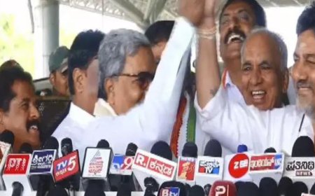 New CM in Karnataka? Mallikarjun Kharge gives 'high command' hint; Siddaramaiah-Shivakumar put up united front