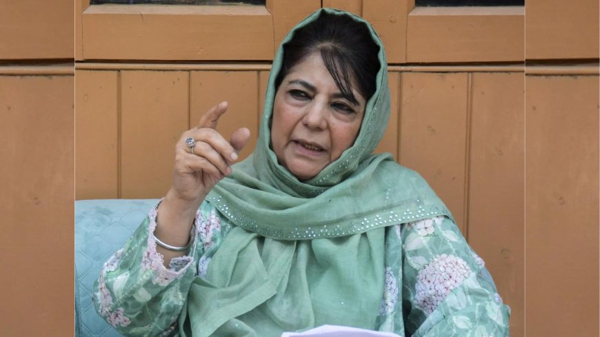 Mehbooba Mufti calls for end to ‘spectre of war’; says ‘NC wants more war and bodies’