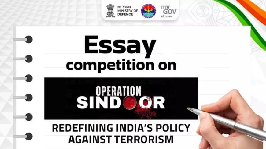 Essay contest on Operation Sindoor: Top 3 winners to get Rs 10,000, invitation to attend Independence Day