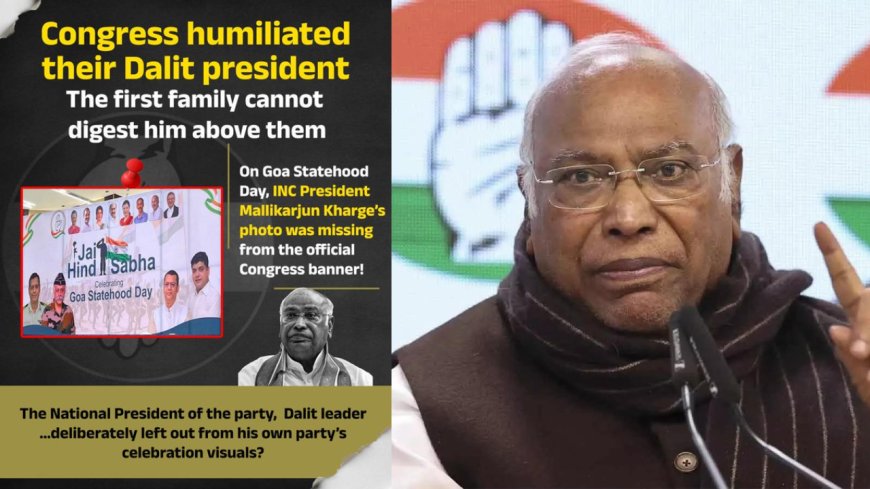 BJP targets Congress as Kharge’s photo left out of Goa Statehood Day poster