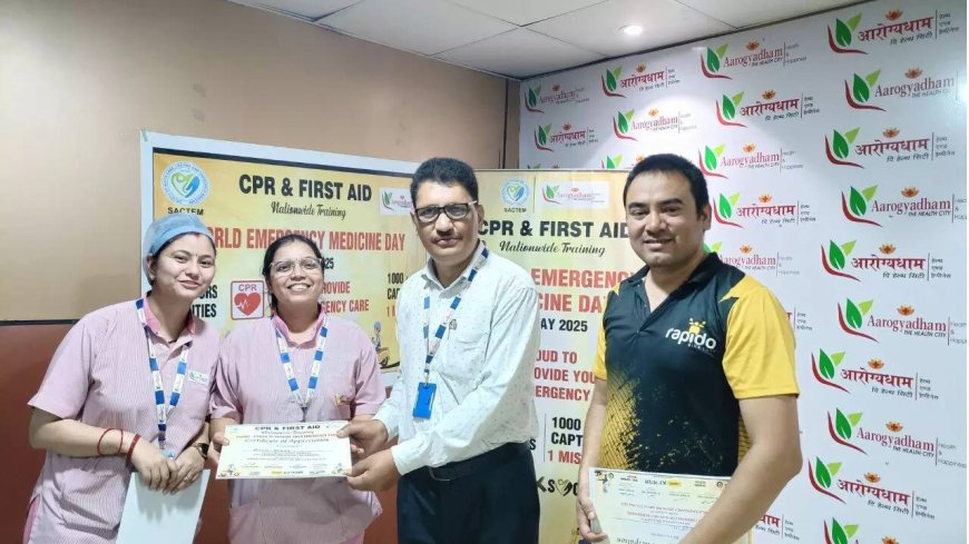 Over 1,000 bike and cab drivers trained in life-saving emergency response skills