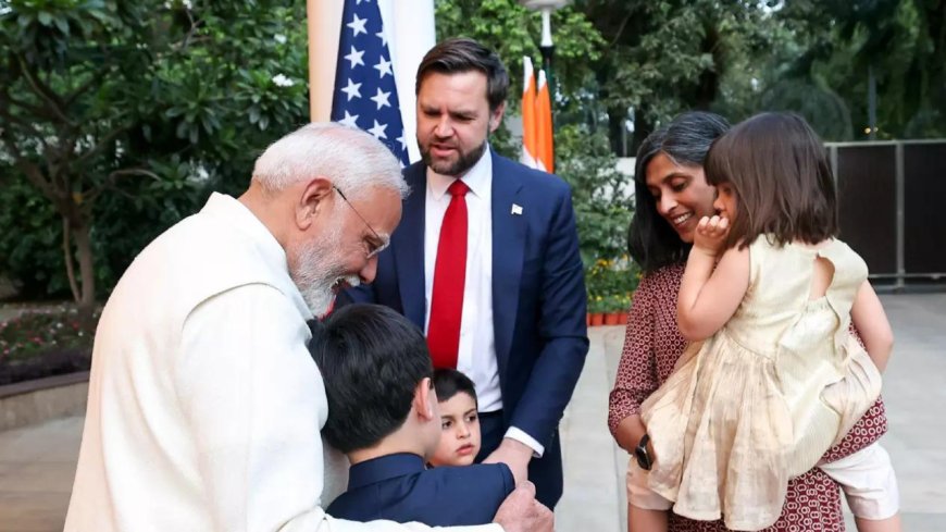 'Grandfather category': Usha Vance recalls how her kids bonded with PM Modi during India visit