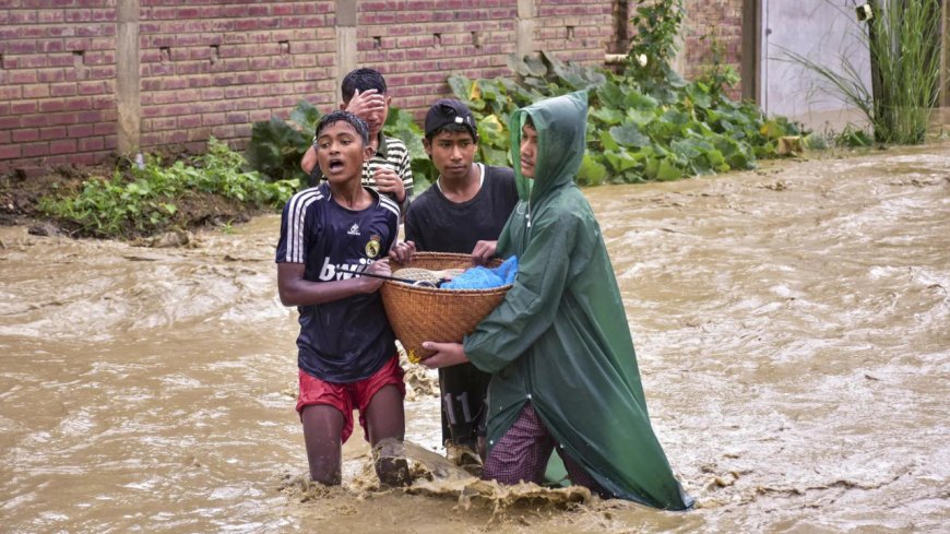 Nagaland hit by heavy rain, landslides; NH-2 collapses, cutting off Manipur