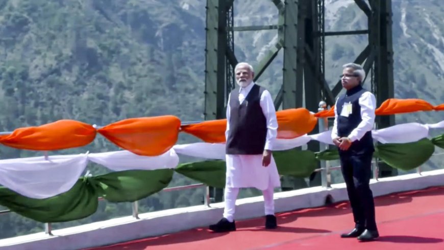 First J&K visit after Pahalgam incident: PM Modi inaugurates Chenab, Anji bridge; flags off Vande Bharat train; top developments